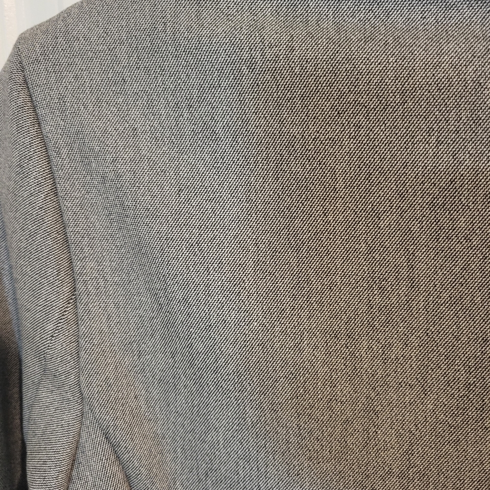 Nwt Express Notch Collar Single Button Gray Black… - image 7